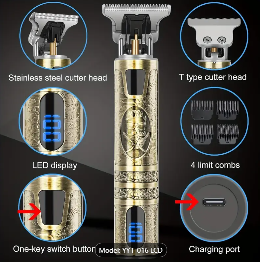Professional Hair Clippers, Cordless