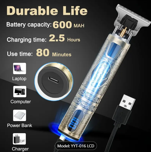 Professional Hair Clippers, Cordless