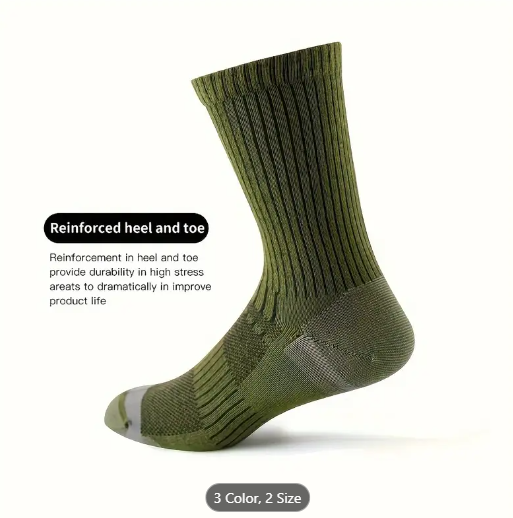 6 Pairs Of Men's Anti Odor Socks
